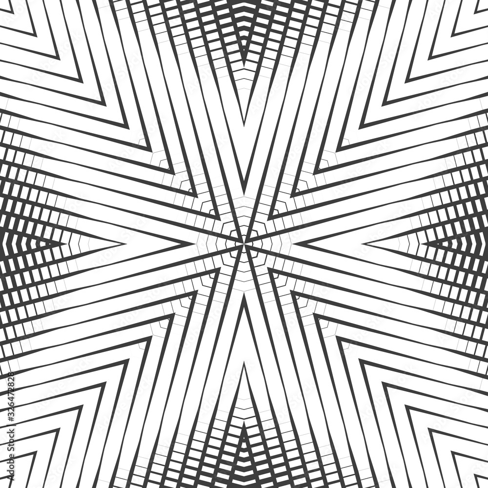 Poster abstract seamless pattern with geometric texture. pattern of repeating symmetrical shapes.