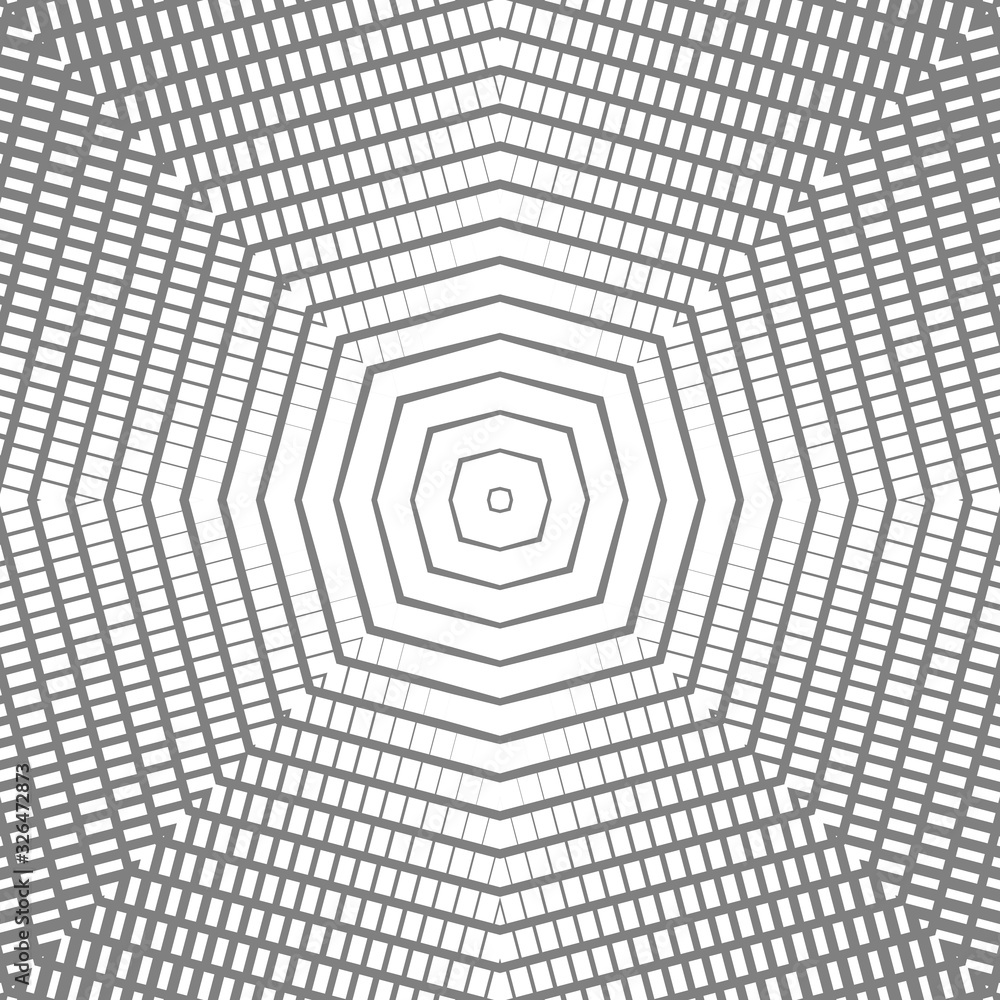 Poster abstract seamless pattern with geometric texture. pattern of repeating symmetrical shapes.