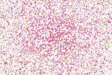 Abstract pixel mosaic color illustration. Squares and bricks.