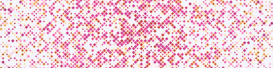 Abstract pixel mosaic color illustration. Squares and bricks.