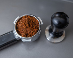 Preparing an espresso drink