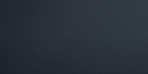 Black Wave Dots Background. Vector illustration design for presentation, banner, cover, web, flyer, card, poster, wallpaper, texture, slide, magazine, and powerpoint. 