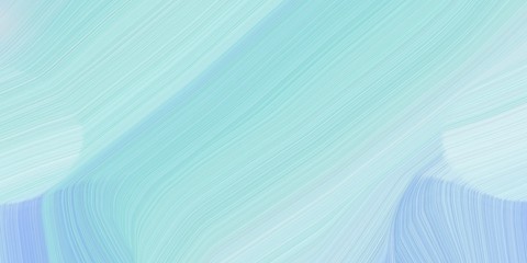 background graphic with modern curvy waves background design with light blue, pale turquoise and light cyan color