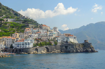 Fototapeta na wymiar Atrani, Amalfiküste, Italien