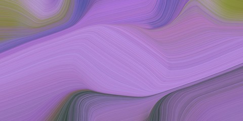background graphic with elegant curvy swirl waves background illustration with medium purple, pastel brown and old lavender color
