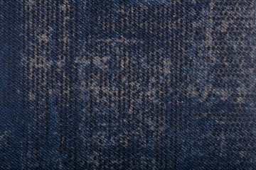 Carpet covering background. Pattern and texture of dark blue colour carpet. Copy space