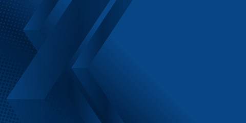 Obraz premium Modern Blue Arrow Shine Light Presentation Background. Vector illustration design for presentation, banner, cover, web, flyer, card, poster, wallpaper, texture, slide, magazine, and powerpoint. 