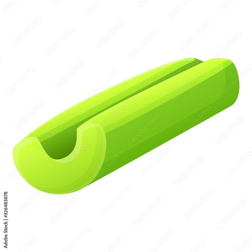 Aufkleber celery leaf icon. cartoon of celery leaf vector icon for web design isolated on white background