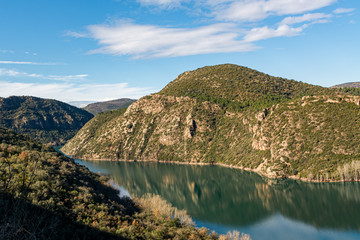 Obraz na płótnie Canvas Escales lake in Catalonia (Spain).