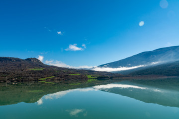 Escales lake in Catalonia (Spain).