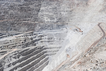 Big copper mine in northern Chile