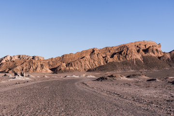 Visiting the valle de la luna in chile