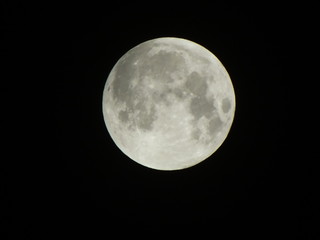 Fototapeta na wymiar The moon at night