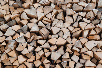 stacked firewood
