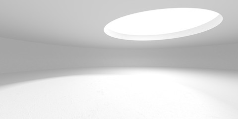 Abstract White Architecture Design Concept