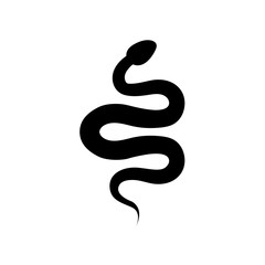 Snake icon, logo isolated on white background
