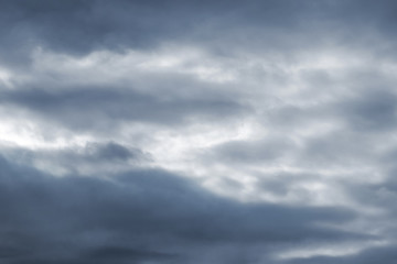 Sky with dark storm clouds, background for design_