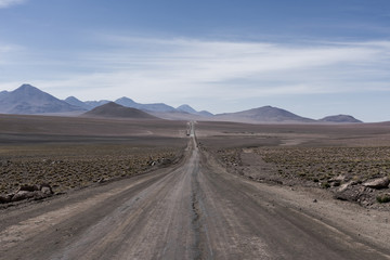 Fototapeta na wymiar Exploring the area around San Pedro de Atacama in Chile