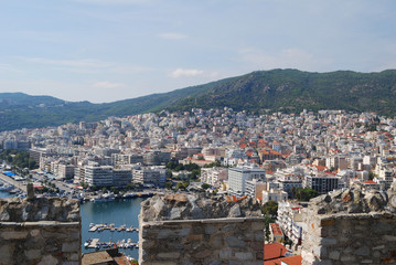 City of Kavala in Greece