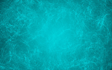 Turquoise background with marble texture with scratches and scuffs. The background has a gradient.