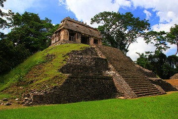 Palenque is the Maya city in southern Mexico