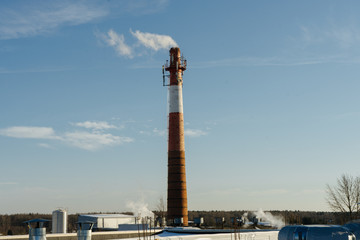 Naklejka premium pipe with smoke