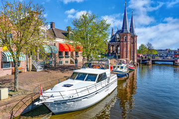 Sneek mit Wassertor, Holland