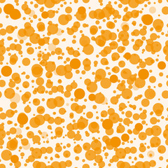 Yellow Orange Circular design seamless pattern background. eps10