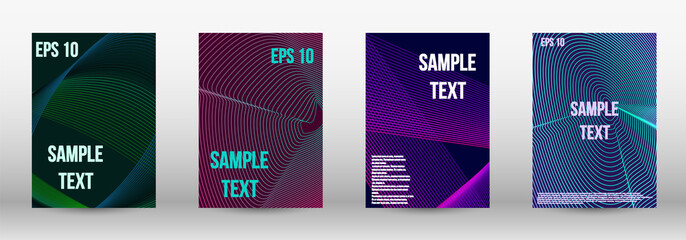 Geometric template with lines 