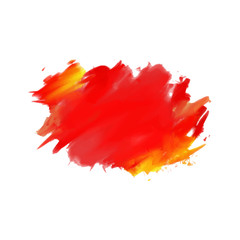 Fototapeta na wymiar Realistic Colorful paint brush strokes in vector format.