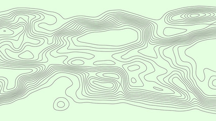 Topographic map lines background. Abstract vector illustration.