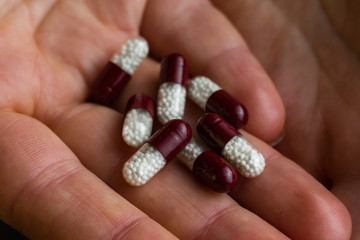 tablets from pharmaceuticals antibiotics medicine tablets / colorful antibacterial tablets...
