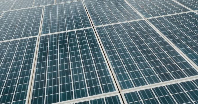 An endless array of solar panels