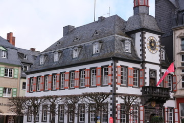 Historisches Gebäude im Zentrum von Mayen in der Eifel