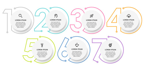 Vector infographic template