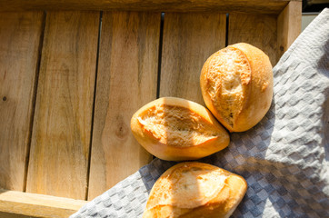 handwerkliche Schnittbrötchen