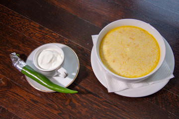 Rădăuţean chicken soup  