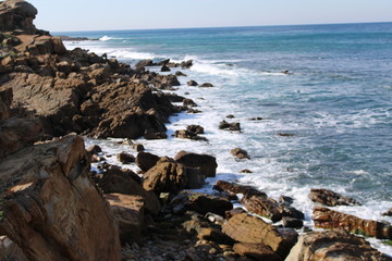 rocky and coastal beach