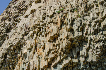 Mountain, rock background, rock texture sunny day.