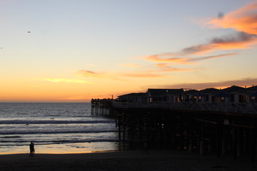sunset pacific beach san diego