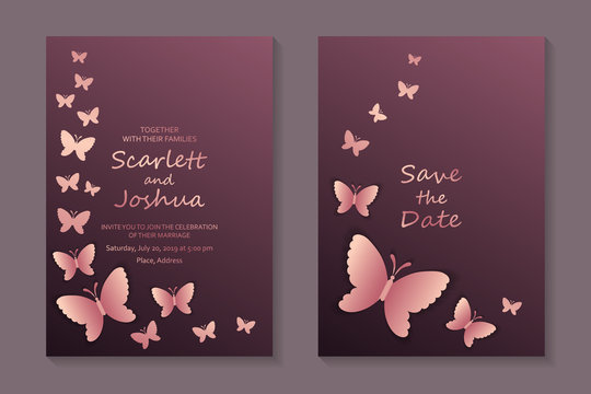 Download 2 430 Best Rose Gold Butterfly Images Stock Photos Vectors Adobe Stock