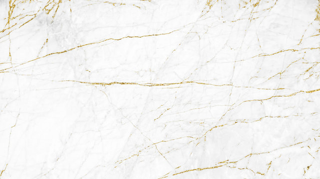 White and gold marble texture background design for your creative design	