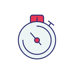 chronometer timer watch isolated icon