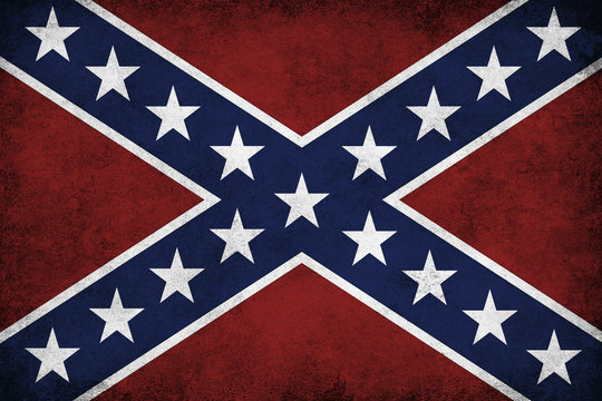 Confederate Flag grunge background