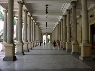 Karlovy Vary, Czech Repub., Mlynska Colonnade