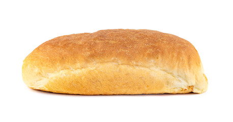 Fresh white bread isolated on a white background