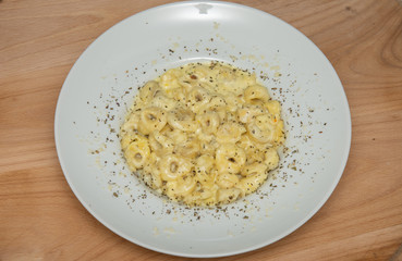 Tortelini dinner pasta dish, italian food, homemade