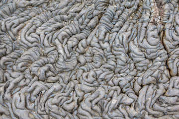 Mesmerizing lava rock formations on Santiago Island, Galapagos Islands, Ecuador