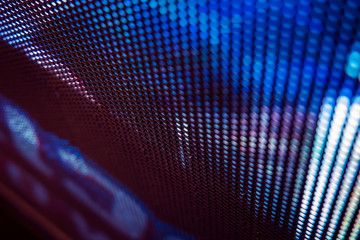 CloseUp LED blurred screen. LED soft focus background. abstract background ideal for design.