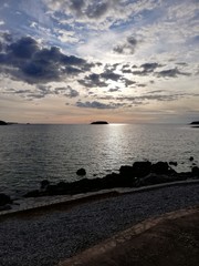 Fototapeta premium sunset on beach